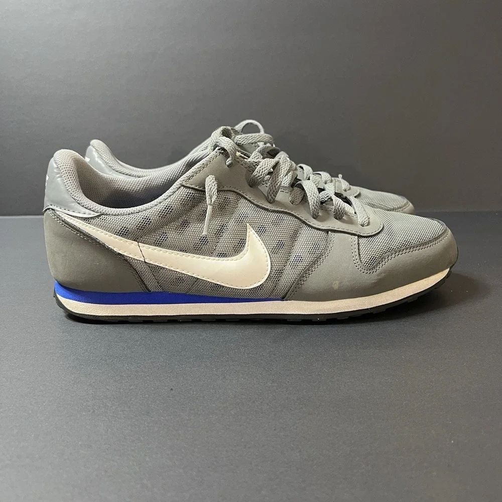 Nike Genicco Grey Blue Fabric Sports Sneaker Trainer Men's 11.5